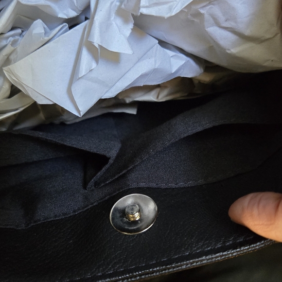 Your Vibe Black lightening bolt CUTE faux leather purse 13"x9" HOST PICK🎈🎉✨️ - Picture 7 of 9